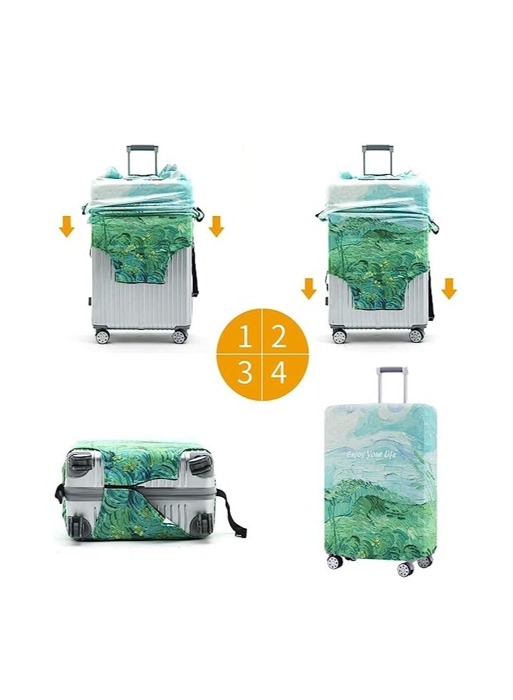 Y&D Luggage Cover, Washable Suitcase Anti-scratch Protector Fits 18-32 Inch ( S ) - Image 4