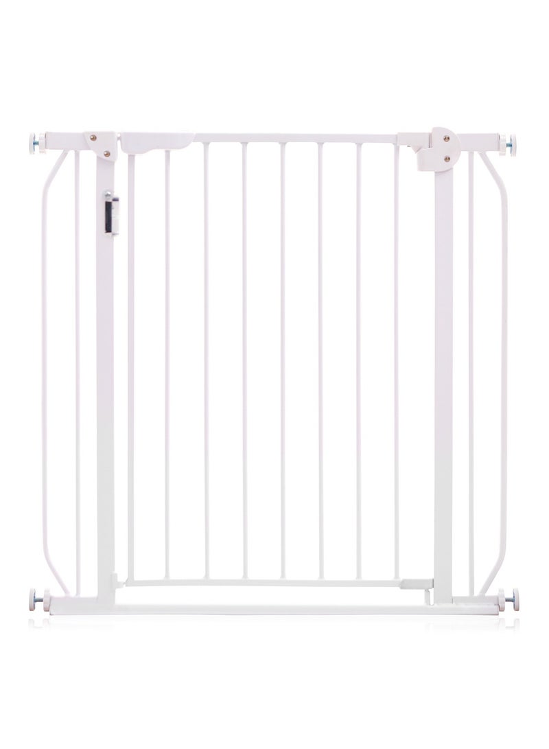 Baby Safe Metal Safety LED Gate 20cm x 2 Extension - White - Image 2