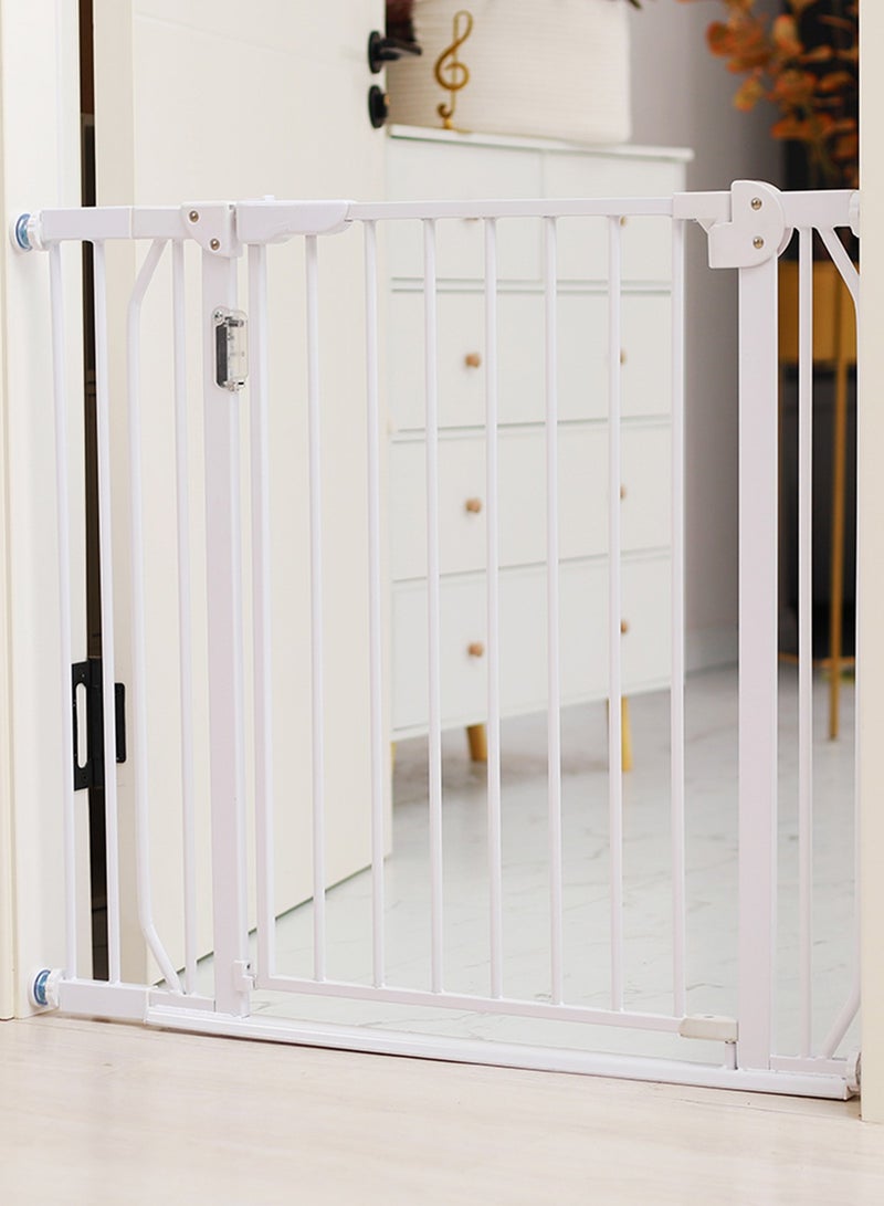 Baby Safe Metal Safety LED Gate 20cm x 2 Extension - White - Image 4