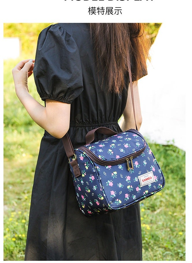 سان حقيبة الغداء المعزولة المطبوعة اليدوية - Image 2