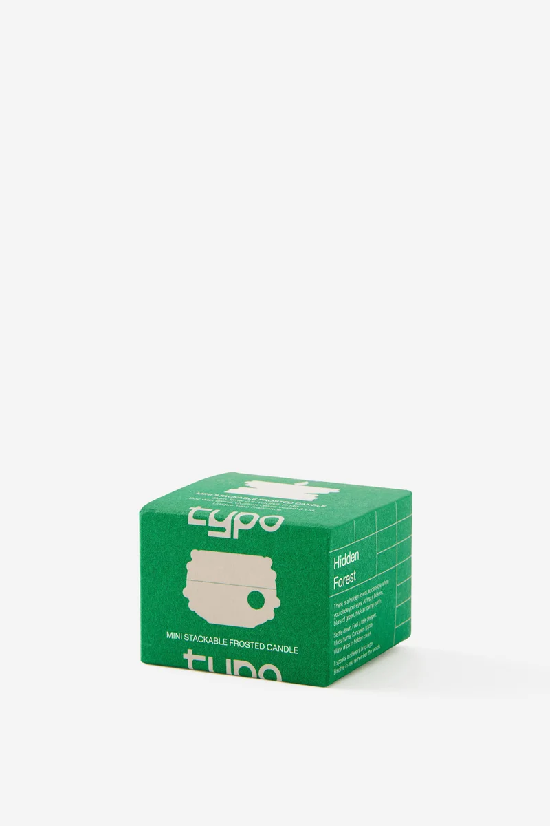 Typo  Mini Stackers Glass Tea Light Candle  | Best Price UAE