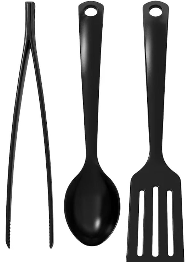 Ikea GNARP 3-Piece Kitchen Utensil Set - Black - Image 1