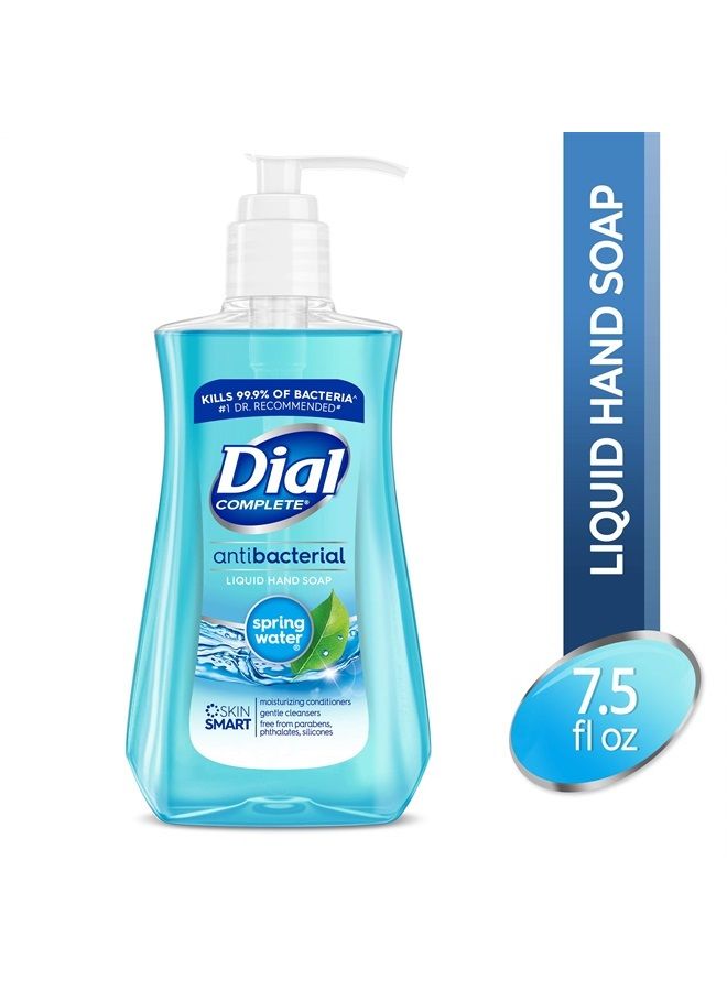 Dial Complete Antibacterial Liquid Hand Soap, Spring Water, 7.5 fl oz (Pack of 1) - Image 2