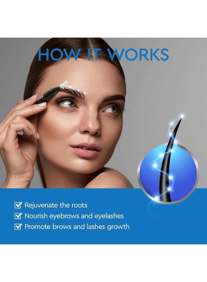 Terez & Honor Eyebrow Growth Serum - Natural Enhancing Serum For Thicker Eyebrows And Faster, Long, Full Growing Ties - 5Ml - Image 4
