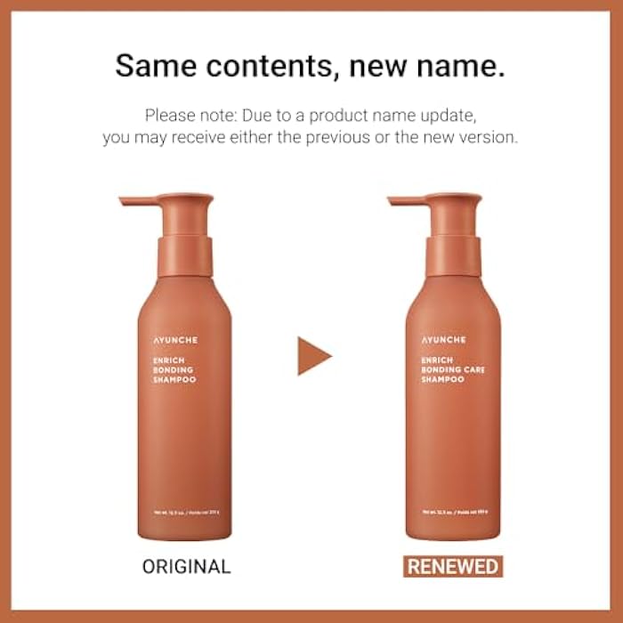 AYUNCHE Enrich Bonding Shampoo for Damaged Hair 11.8oz | No more Tangled Hair and Split Ends | Intensive Care | Korean Salon Brand - Image 3