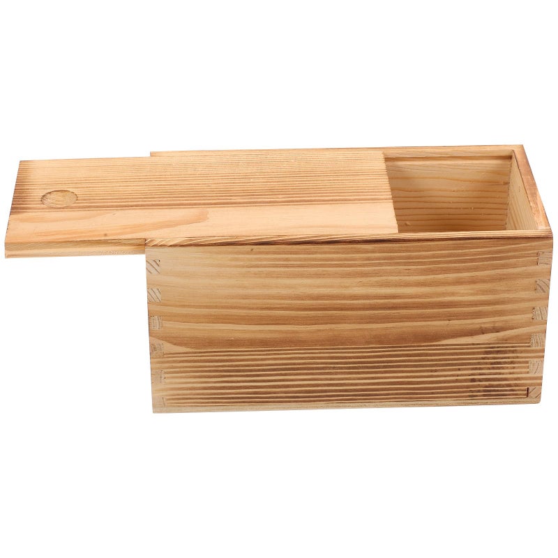 Vintage Wooden Pull Out Jewelry Box Organizer 20x10x10cm Storage Case Home Decor - Image 2