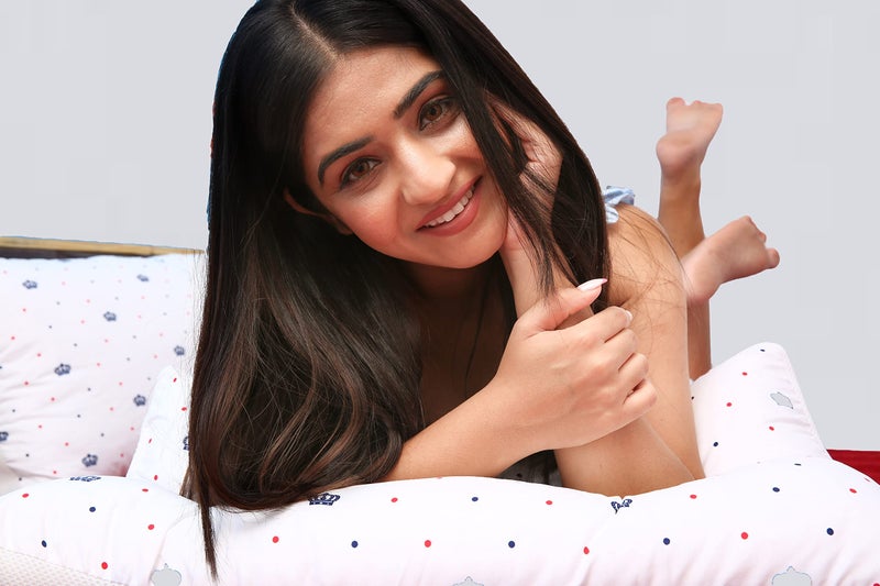 PAPAYA Bed Pillows for Sleeping [Pack of 2] Hotel Quality Pillows Premium Plush Fiber, Breathable Cooling Cover Skin-Friendly for Side Back and Stomach Sleepers Standard Size - Image 4