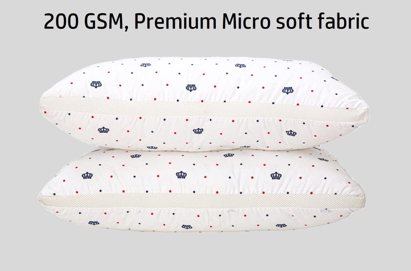 PAPAYA Bed Pillows for Sleeping [Pack of 2] Hotel Quality Pillows Premium Plush Fiber, Breathable Cooling Cover Skin-Friendly for Side Back and Stomach Sleepers Standard Size - Image 3