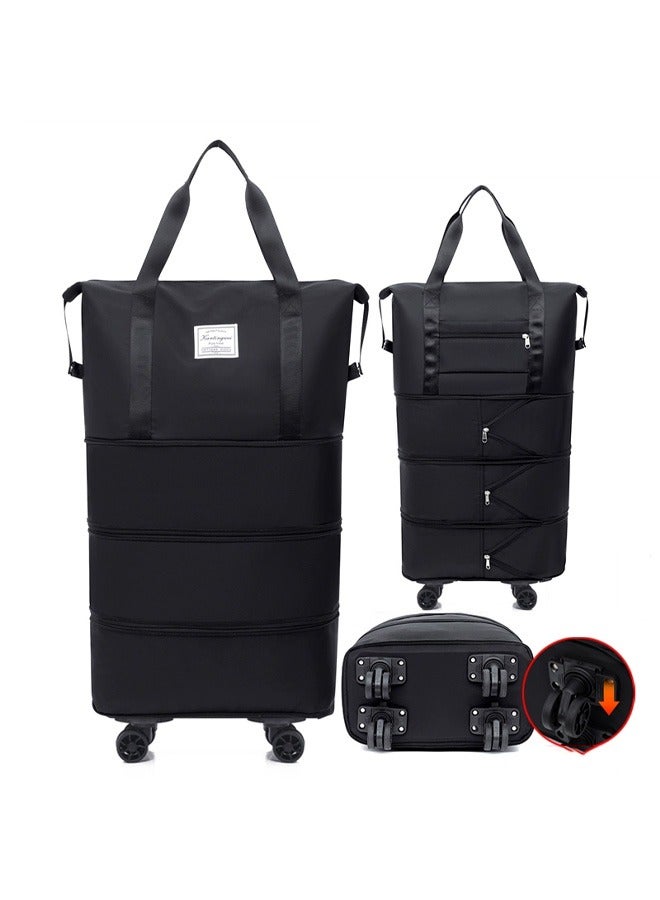 A large-capacity, wheeled, and wet-dry separated travel bag for students, ideal for short trips and carrying luggage. - Image 5
