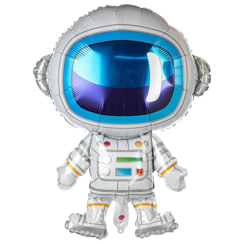 WP WANNA PARTY Wanna Party 33" Big Supershape Astronaut Balloon,Inflatable Foil Balloon Space Balloon Galaxy Party Decor, Space Theme Party Decorations for Kids Birthday - Image 1