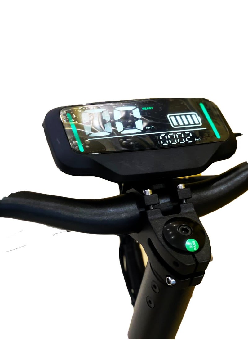 ROHAN WINGS - RW G max 3 | 48v18ah battery | 50 km range with front /rear shock and also with big dashboard Electric Scooter | Big Digital Display, 10" Off-Road Tires, Foldable E Scooter, Includes Free Helmet, Toolkit, Safety Belt, lock, pump & Mobile Holder - Image 1