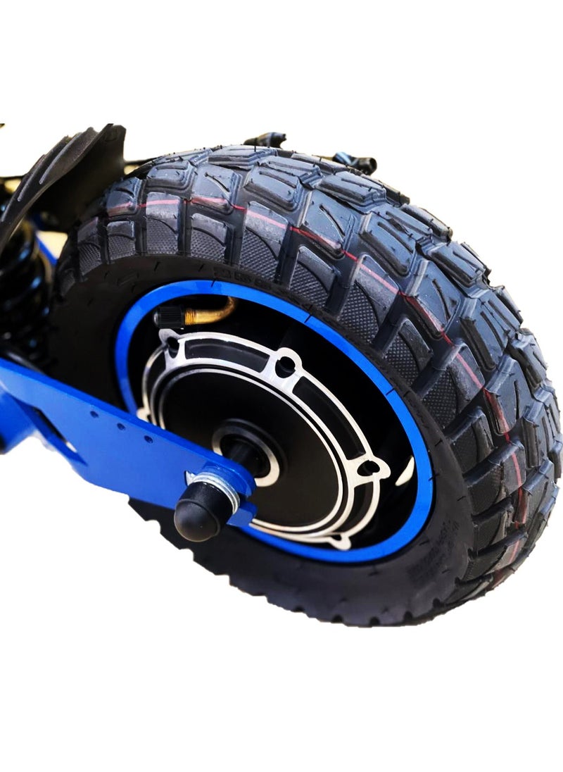 ROHAN WINGS - RW G max 3 | 48v18ah battery | 50 km range with front /rear shock and also with big dashboard Electric Scooter | Big Digital Display, 10" Off-Road Tires, Foldable E Scooter, Includes Free Helmet, Toolkit, Safety Belt, lock, pump & Mobile Holder - Image 1