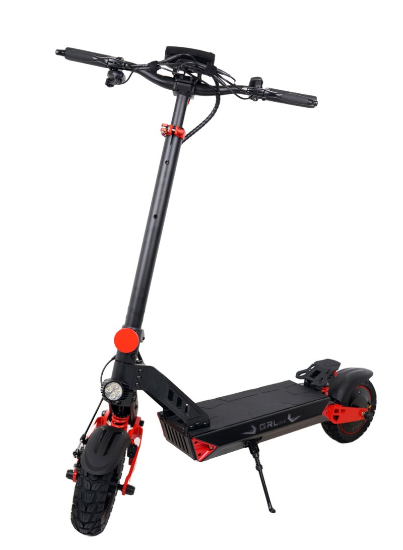 ROHAN WINGS RW G max 3 GRL  | 48v15ah battery | 30-40 km range with front /rear shock and also with big dashboard Electric Scooter | Big Digital Display, 10" Off-Road Tires, Foldable E Scooter, Includes Free Helmet, Toolkit, Safety Belt, lock, pump & Mobile Holder - Image 4