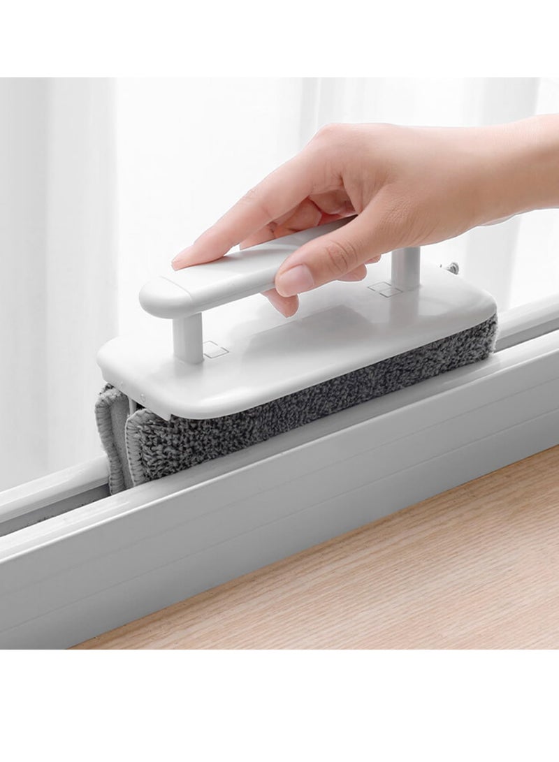 سيوسي فرشاة تنظيف أخدود النوافذ الإبداعية، أدوات تنظيف الشقوق المحمولة باليد، توفر فرشاة تنظيف متعددة الميزات، أداة تنظيف لقضبان الأبواب المنزلقة للنافذة في الأماكن المغلقة والخارجية - Image 4