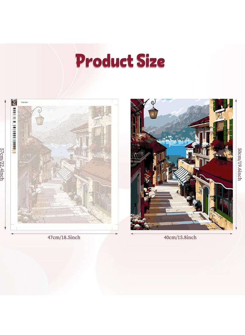 SYOSI Paint by Numbers DIY Acrylic Painting Kit for Adults Kids Beginner DIY Paint by Number Kits Frameless - Image 3