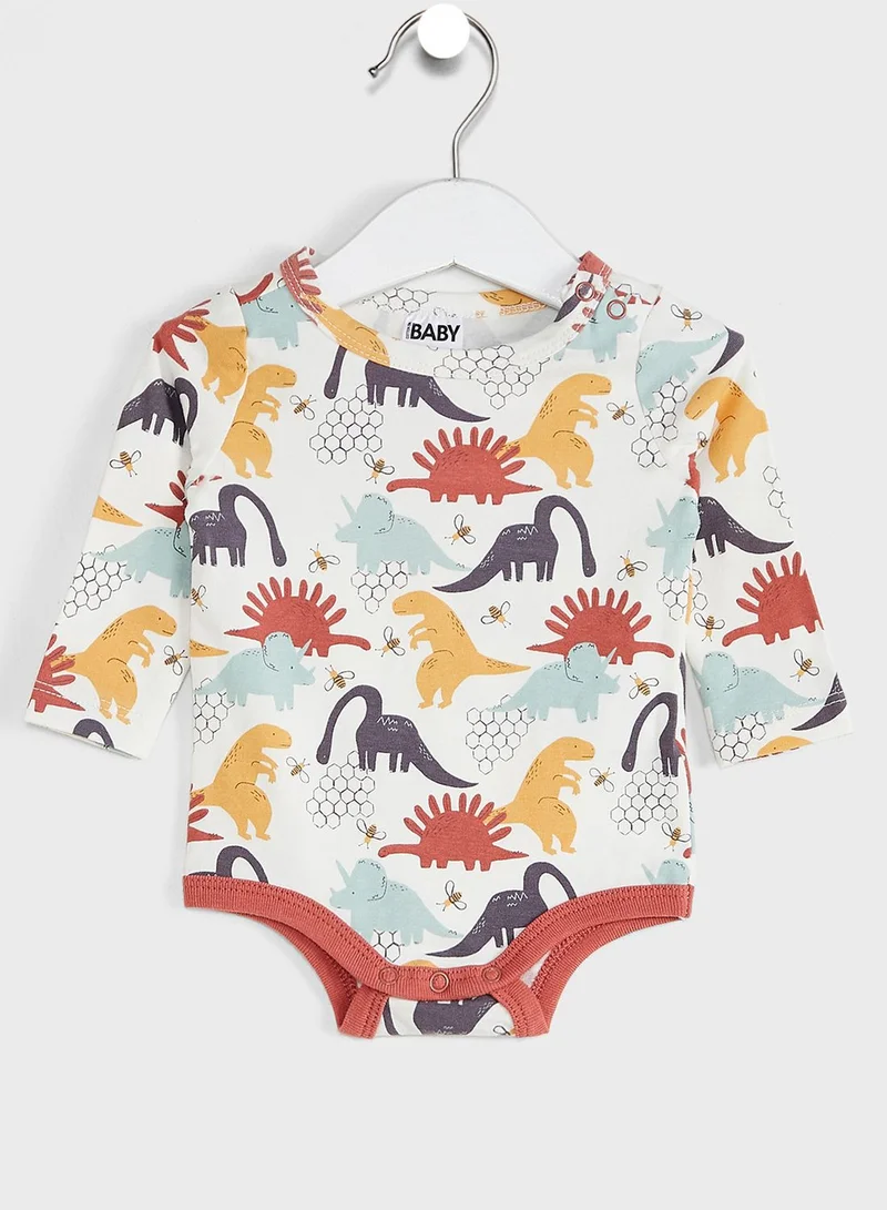 Cotton On Infant Dino Hive Print Bodysuit