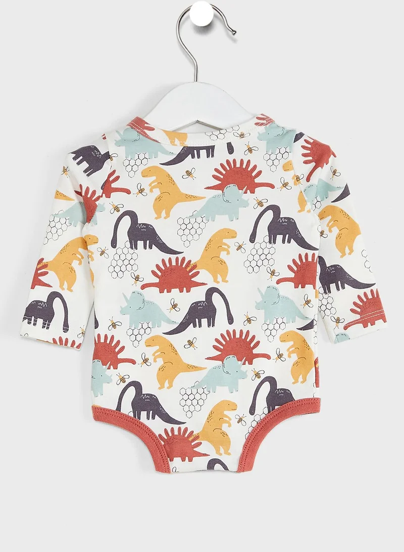 Cotton On Infant Dino Hive Print Bodysuit