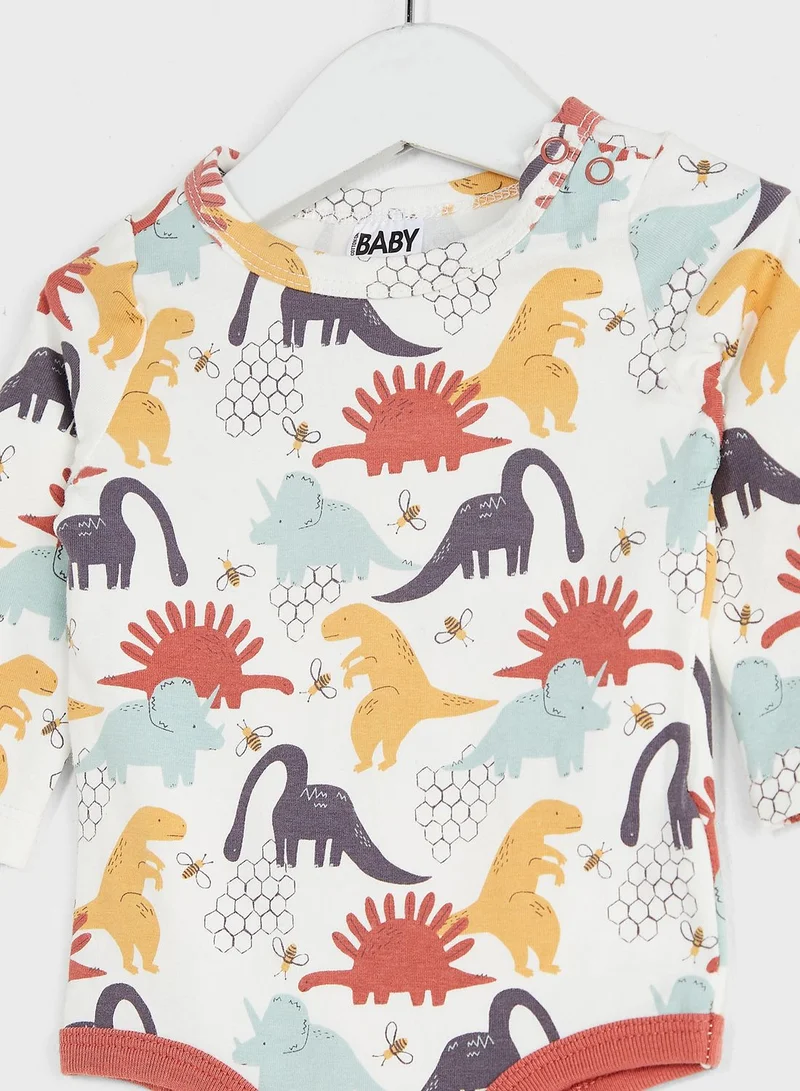 Cotton On Infant Dino Hive Print Bodysuit