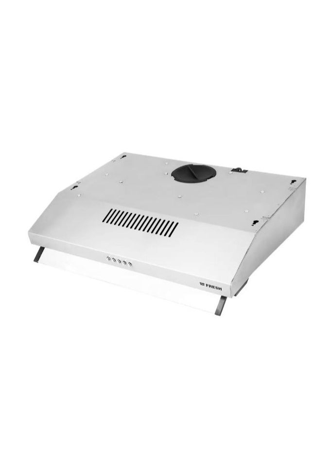 Fresh Classic Stainless Built-in Hood 60 cm 3 Speeds 2 Motors 2 Carbon Filters 500015906 Silver 