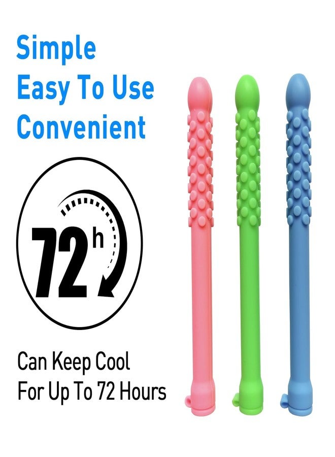 mgmooa Chewable Breather with Pure Lock Flavor, Portable Chewable Breather Stick for Fresh Breath, Focus and Breathing Support, Chewable Oral Retainer, Ideal for Travel/Office/Car (Color A, 3PCS - Image 5