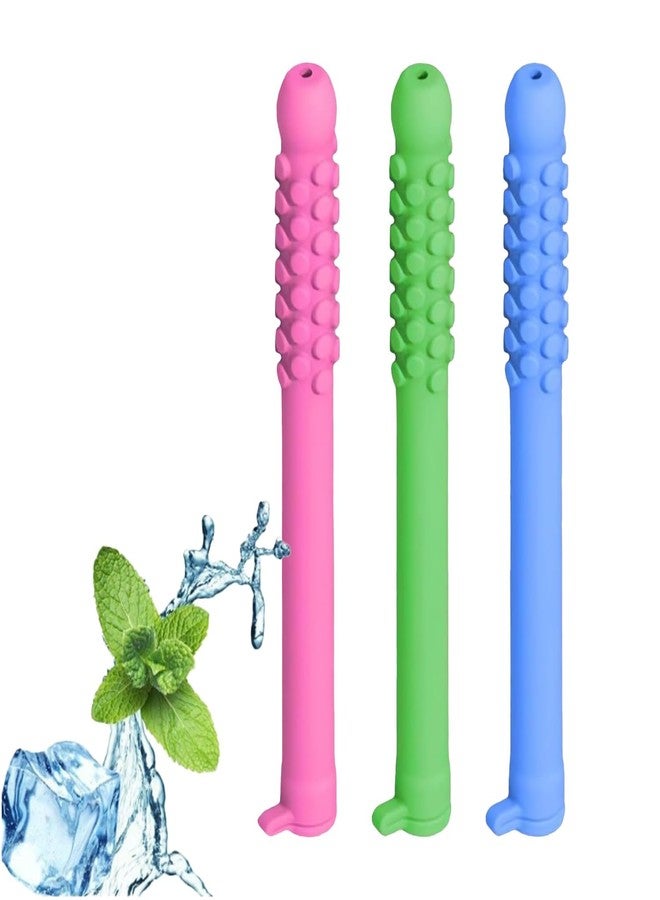 mgmooa Chewable Breather with Pure Lock Flavor, Portable Chewable Breather Stick for Fresh Breath, Focus and Breathing Support, Chewable Oral Retainer, Ideal for Travel/Office/Car (Color A, 3PCS - Image 1