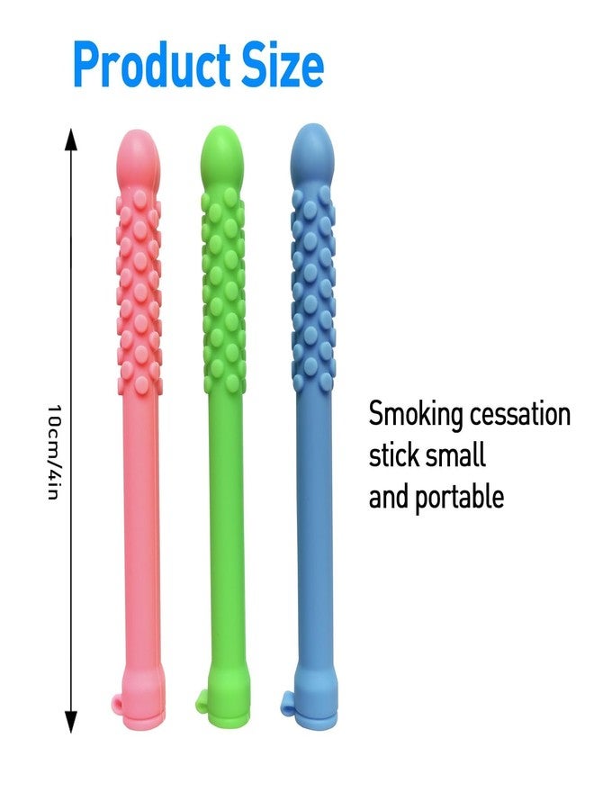 mgmooa Chewable Breather with Pure Lock Flavor, Portable Chewable Breather Stick for Fresh Breath, Focus and Breathing Support, Chewable Oral Retainer, Ideal for Travel/Office/Car (Color A, 3PCS - Image 4