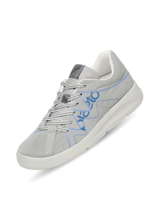 PLAETO Mens Grey Slip-On Loafers