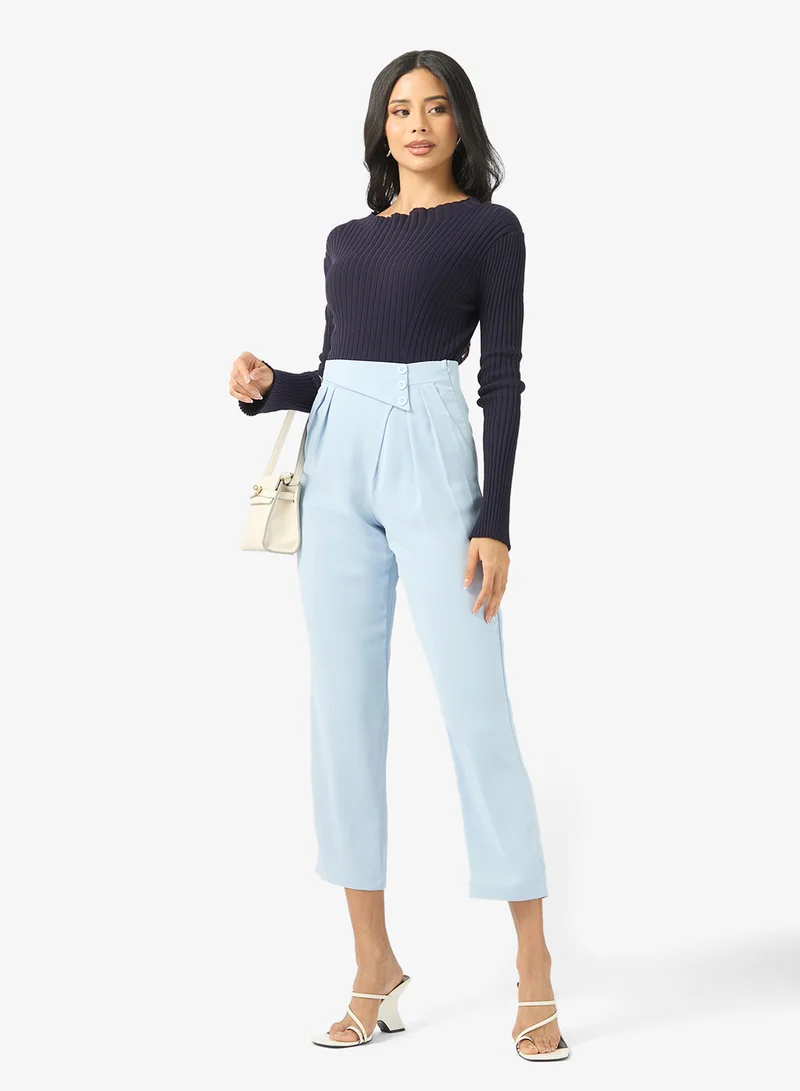 ELLA Slant Waist Detail Pant