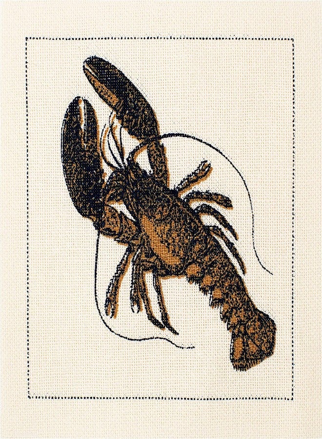 Five Star Napkins Crustacean Recycled Cotton Cocktail Napkin, 50-Pack, Assorted, 4.5" x 4.5", Natural - Image 2