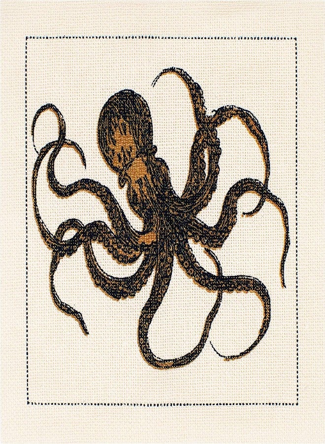 Five Star Napkins Crustacean Recycled Cotton Cocktail Napkin, 50-Pack, Assorted, 4.5" x 4.5", Natural - Image 4