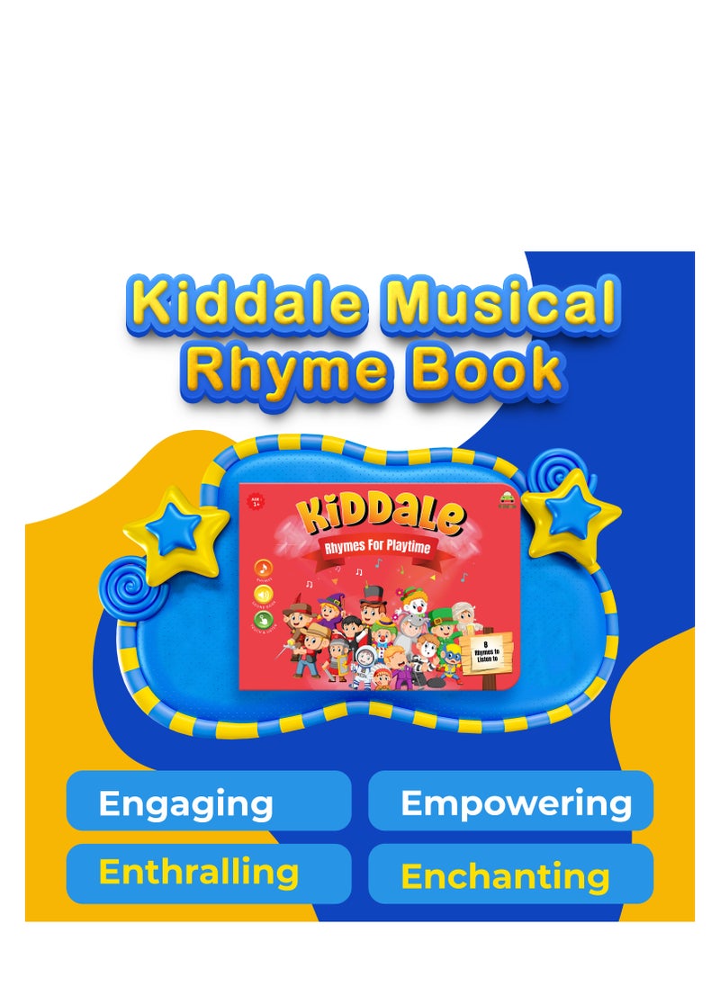 Kiddale Rhymes for Playtime Nursery Rhymes Musical Sound Book for 1+ year old  - Image 2