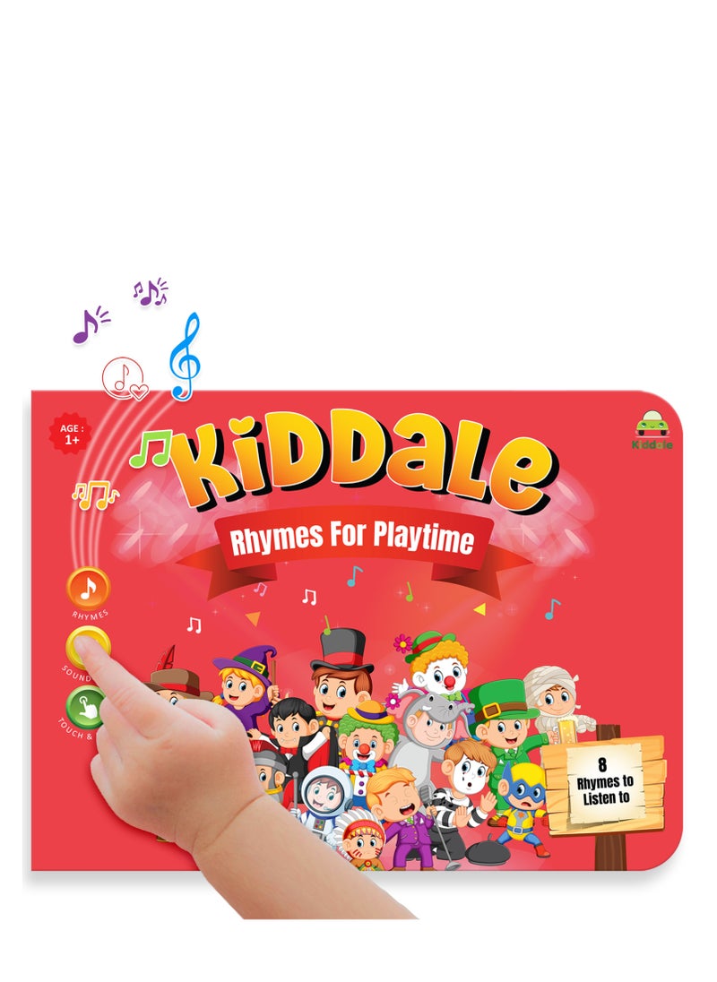 Kiddale Rhymes for Playtime Nursery Rhymes Musical Sound Book for 1+ year old  - Image 1