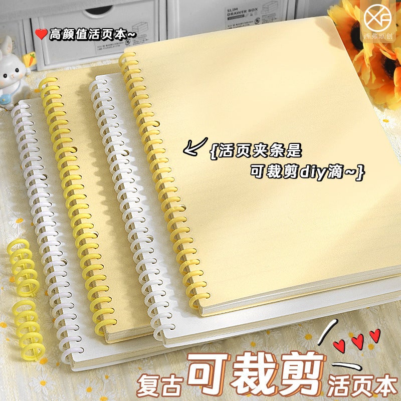 B Detachable Loose-Leaf Notebook Notebook Simple Ins Style High Color Value A Student General Notebook - Image 4