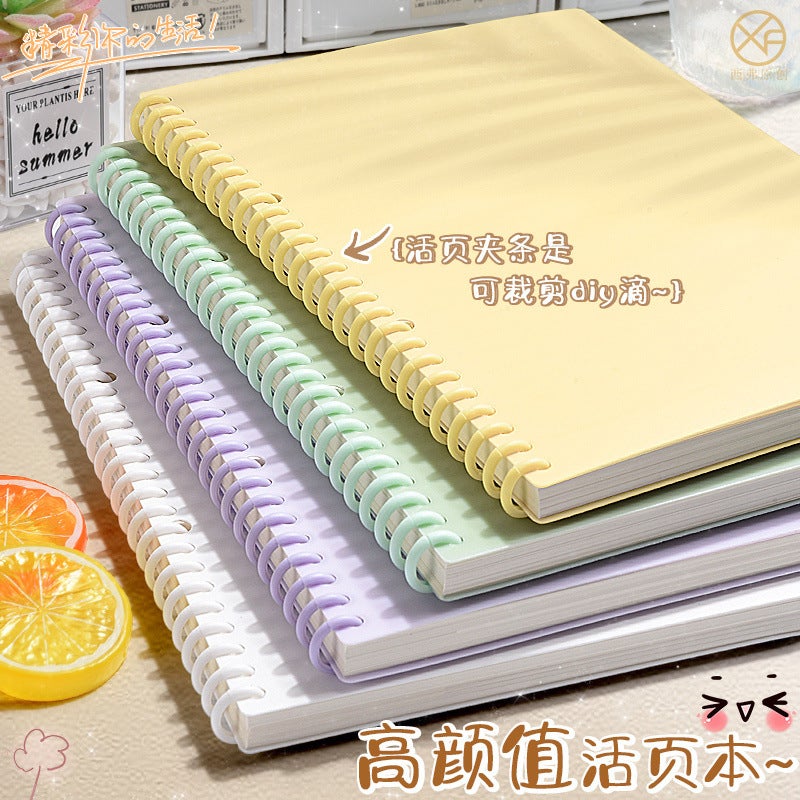 B Detachable Loose-Leaf Notebook Notebook Simple Ins Style High Color Value A Student General Notebook - Image 3