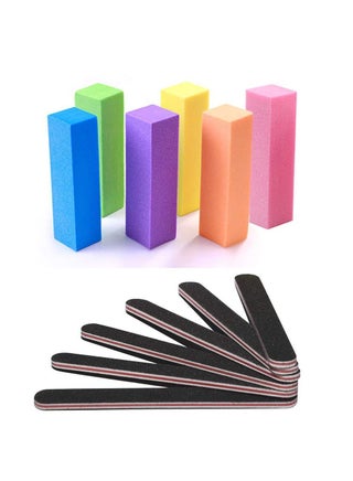 Nail Files and Buffers, Professional Manicure Tools Kit Rectangular Art Care Buffer Block Tools 100/180 Grit 12Pcs/Pa(Black) - pzsku/Z074019EA54D901A4A6DFZ/45/_/1740120093/352c87cd-98c8-4e48-bda6-b0b9cdbbd8f6