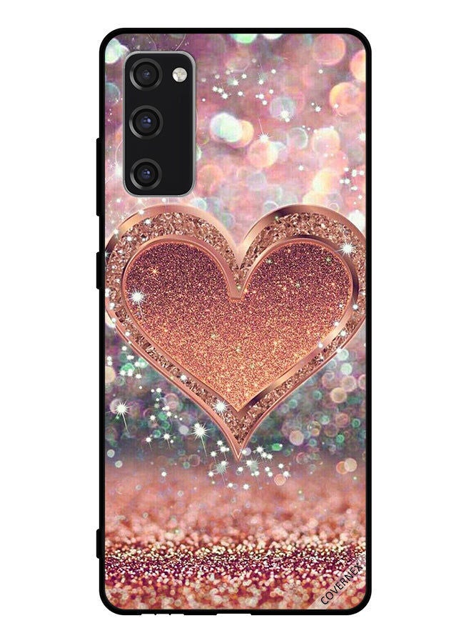 Covernex Protective Case Cover For Samsung Galaxy S20 FE 2022 Glitter Heart - Image 1