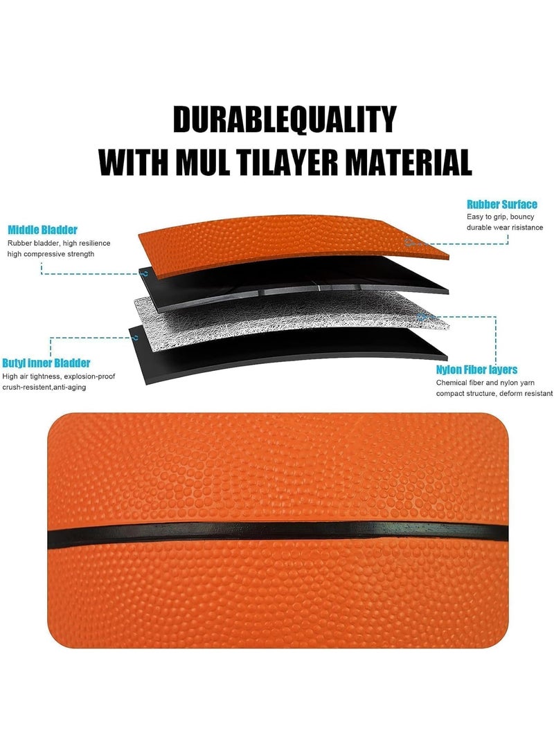 كرة سلة مطاطية داخلية/خارجية 18 سم - Image 3