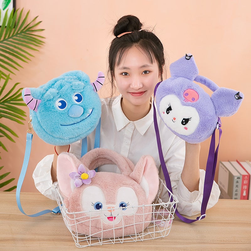 New Children'S Cute Toy Shoulder Bag Animal Cartoon Plush Doll Handbag Bag Gift - Image 3