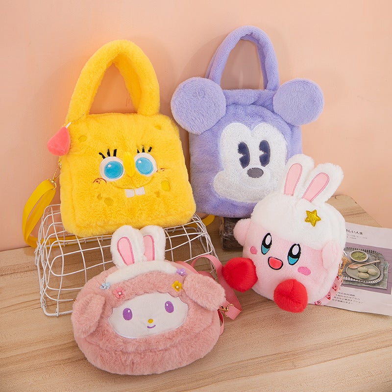 New Children'S Cute Toy Shoulder Bag Animal Cartoon Plush Doll Handbag Bag Gift - Image 5