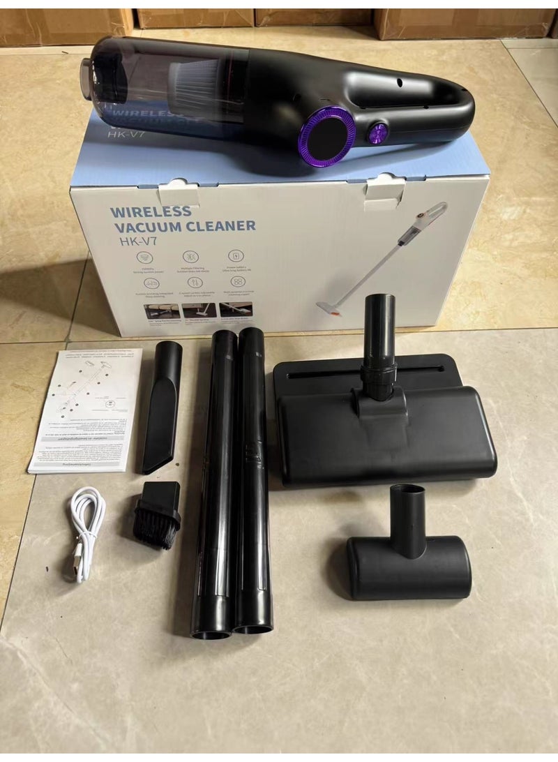 مكنسة كهربائية لاسلكية V7 2 في 1 - قوية 15 كيلو باسكال، للاستخدام الجاف والرطب، محمولة وخفيفة الوزن - Image 2