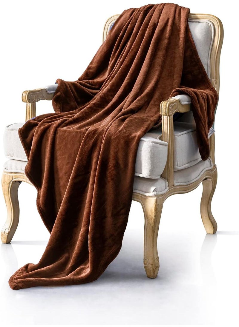 Bluejw 150X200Cm Thick And Cozy Flannel Coral Fleece Blanket Soft And Skin-Friendly Fine Plush Machine Washable Ideal For Winter, Home, And Travel  - Image 2