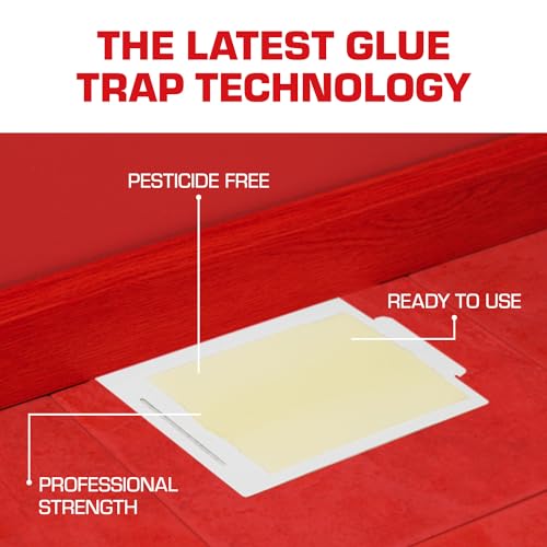 Tomcat Glue Boards with Immediate Grip Glue for Mice, Cockroaches, and Insects, Use Flat or Covered, Ready-To-Use, 4 Traps - Image 4