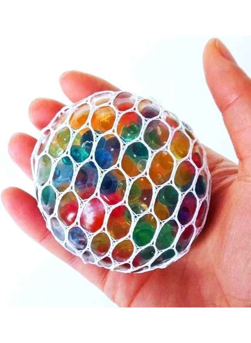 كرة عنب اسفنجية شبكية لتخفيف الضغط للاطفال والبنات والاولاد | كرات عنب قابلة للضغط للاطفال - 6 سم (قطعة واحدة) - Image 1