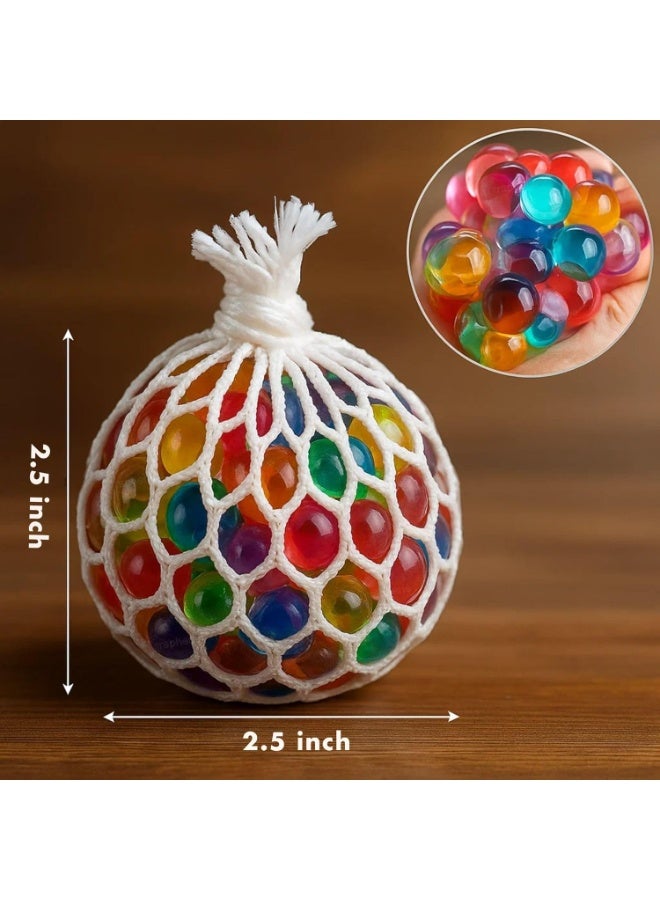 كرة عنب اسفنجية شبكية لتخفيف الضغط للاطفال والبنات والاولاد | كرات عنب قابلة للضغط للاطفال - 6 سم (قطعة واحدة) - Image 5