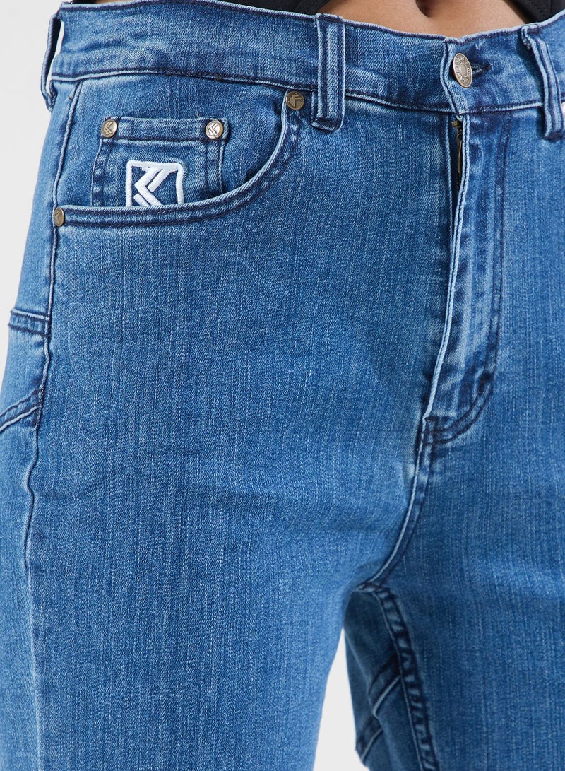 Karl Kani Original Star Flared Leg Denim - Image 3