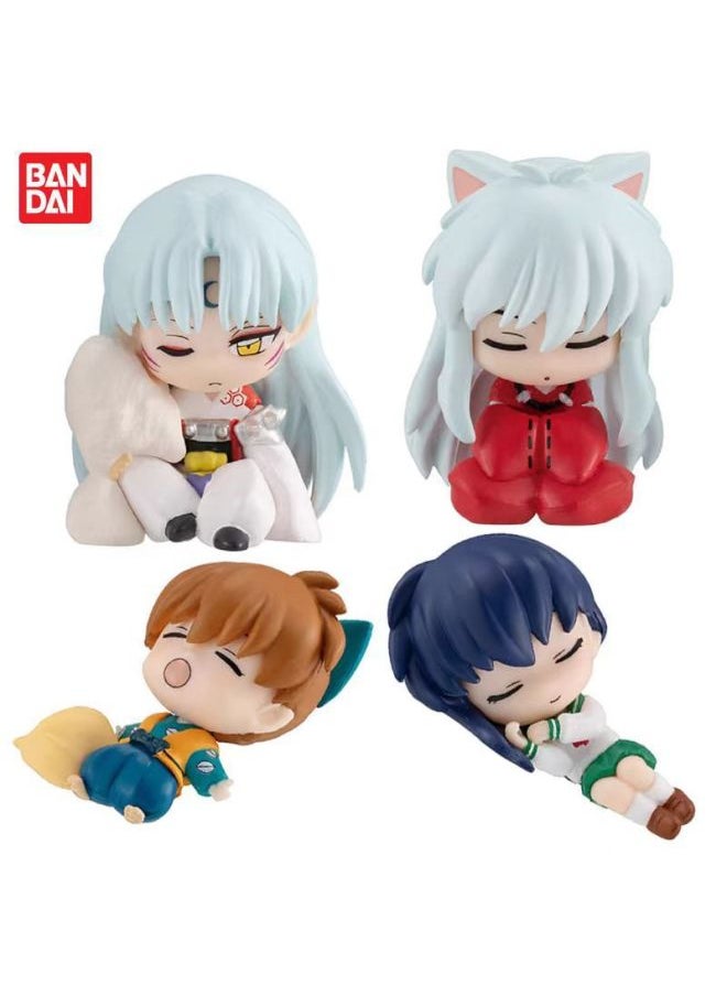 null - Bandai Inuyasha Sleep Modeling Ornaments Genuine Japanese Gashapon Q Edition Hand-held Sesshomaru Seven Treasures Doll-Specifications:55mm Gashapon/piece, 30 Pieces/bag, Please Take Photos In Multiples Of 30 - Image 1