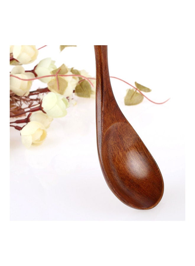 Loquat 2-Piece Wooden Spoon Set Brown/Black - Image 5