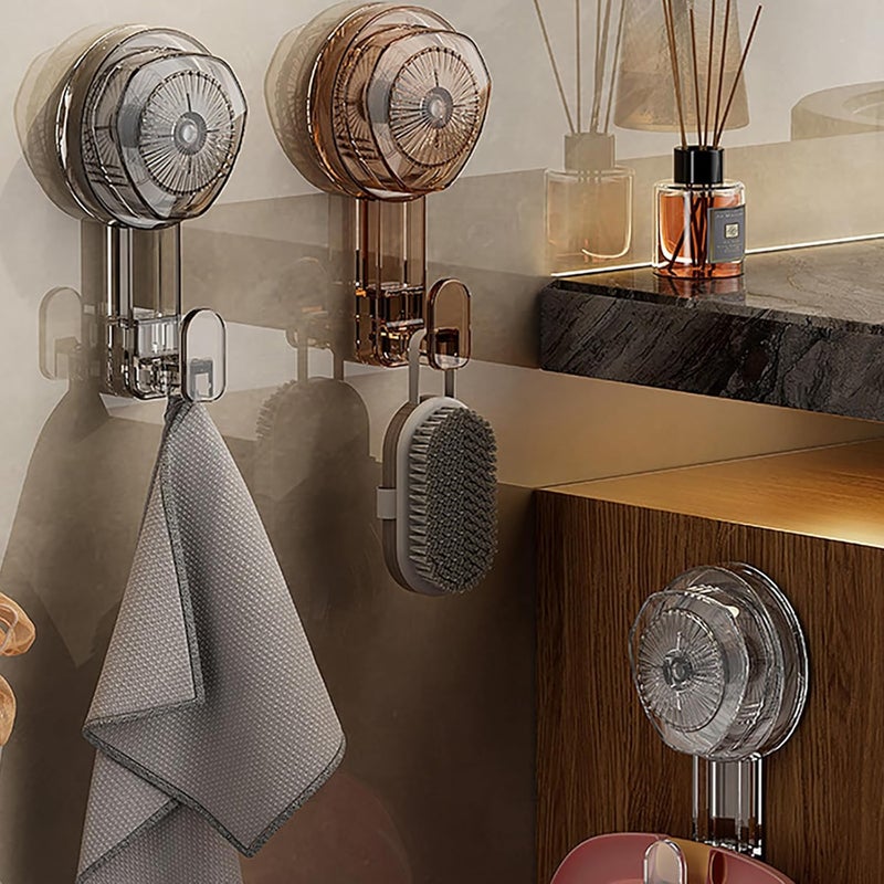 Multipurpose Suction Cup Hook Secure Hold Load Bearing Bathroom Towel Hangers Upgrades for Towels in HomesOffice Wall Mounted Clothes - Image 2