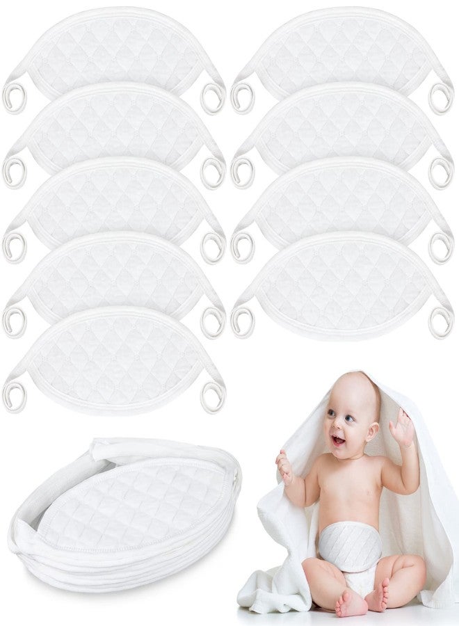 Giegxin 8 Pcs Baby Belly Band Newborn Belly Button Wrap Umbilical Cord Care Soft Infant Button Band Comfort Navel Belt for Abdomen Protection Babies 0 to 12 Months - Image 1