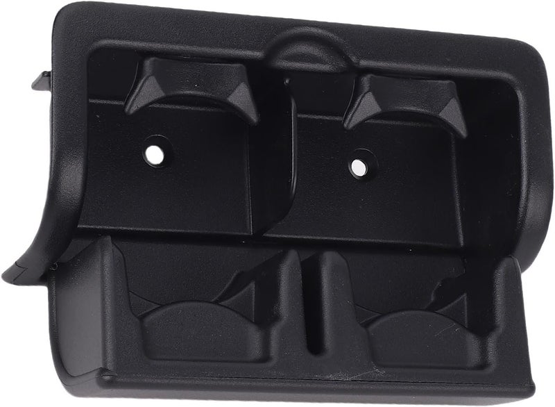 Asixxsix Rear Cup Holder, Stable Structure Prevents Spills Easy Access Console Cup Holder Assembly with Part Number for QX56 2012 2013 QX80 2014 2018 Armada 2017 2019 (Black) - Image 3